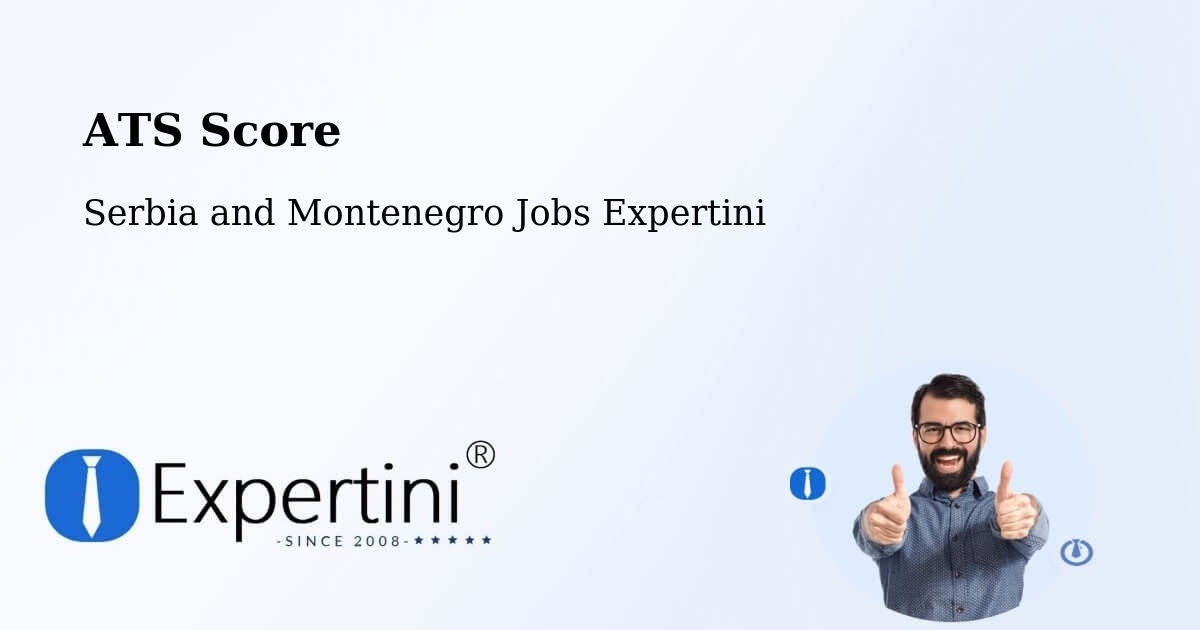 Resume ATS Score & Job Description Match Tool – Fruitvale - Serbia and Montenegro Jobs Expertini