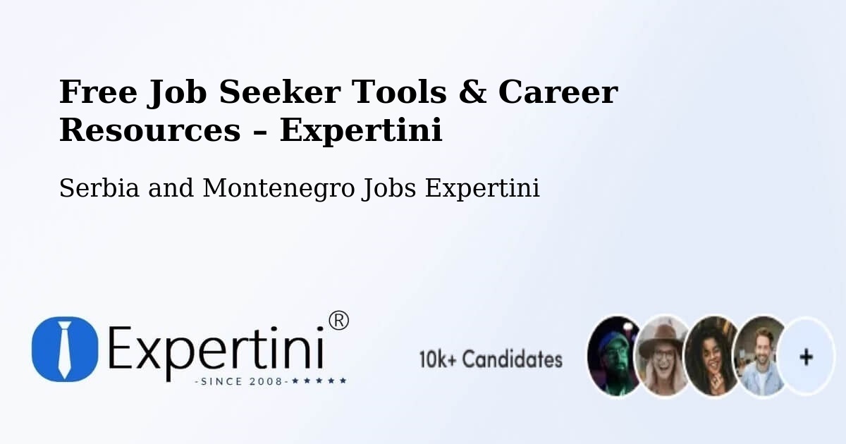 Free Job Seeker Tools & Career Resources – Fruitvale - Fruitvale, Serbia and Montenegro Jobs Expertini